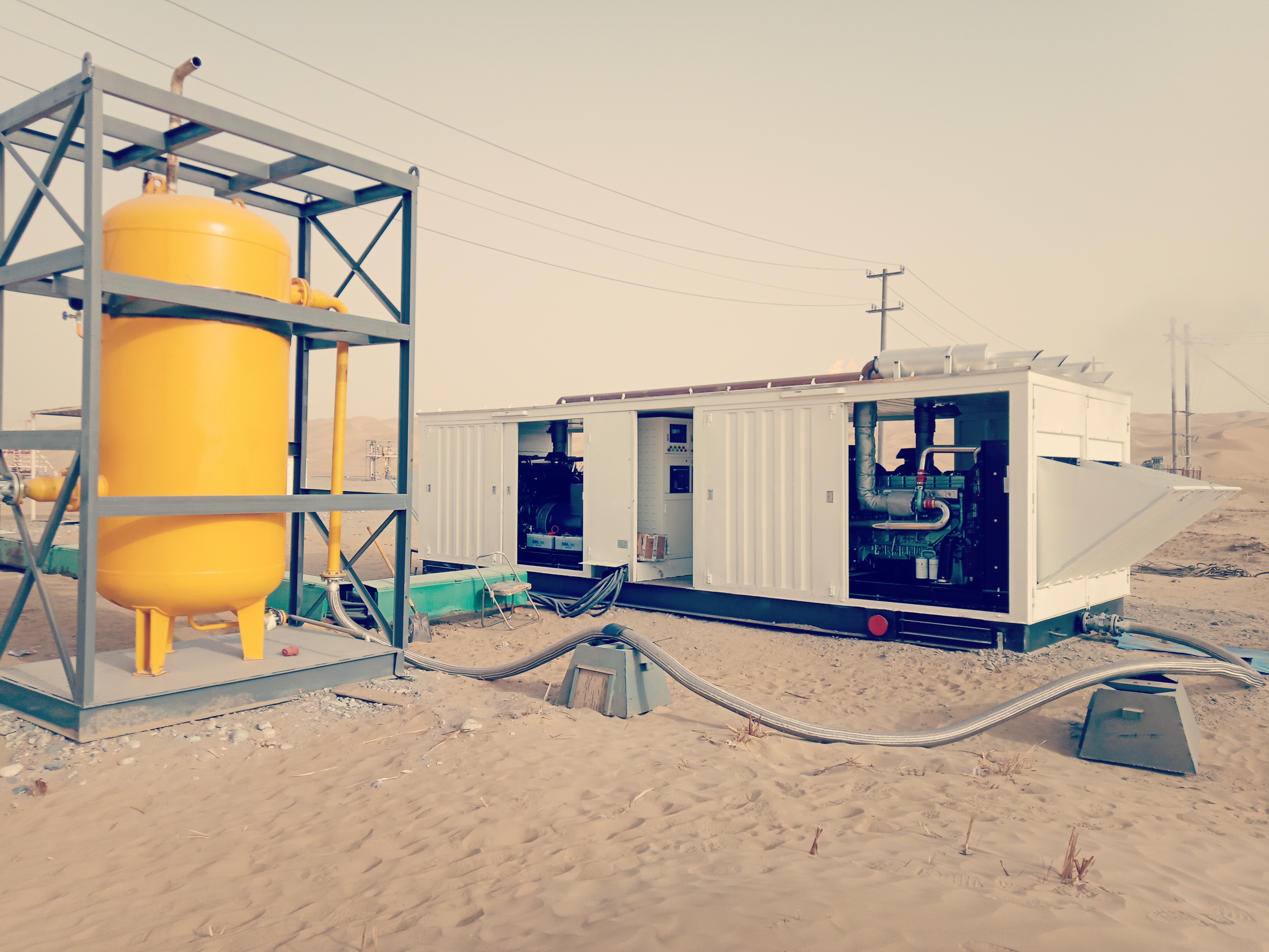 Oilfield Gas Injection in Tazhong, Xinjiang
